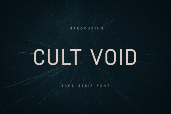 Cult Void Font - Featured Image