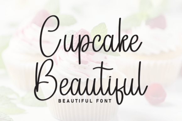Cupcake Beautiful Font - Featured Image