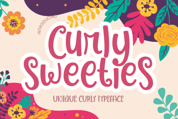 Curly Sweeties Font - Featured Image