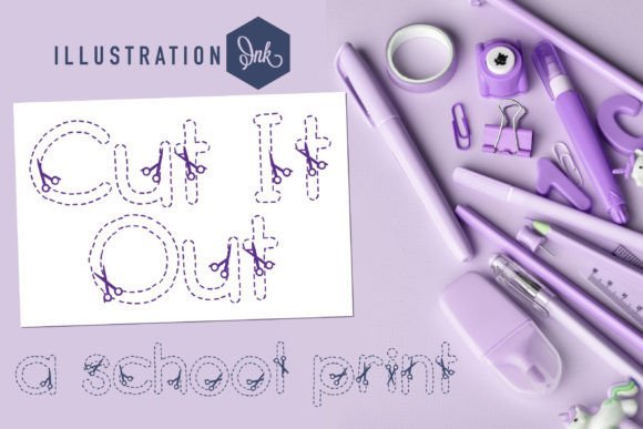 Cut It out Font - Featured Image