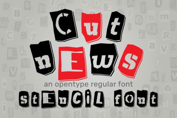 Cut News Font - Featured Image