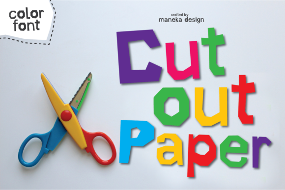 Cut out Paper Font - Featured Image