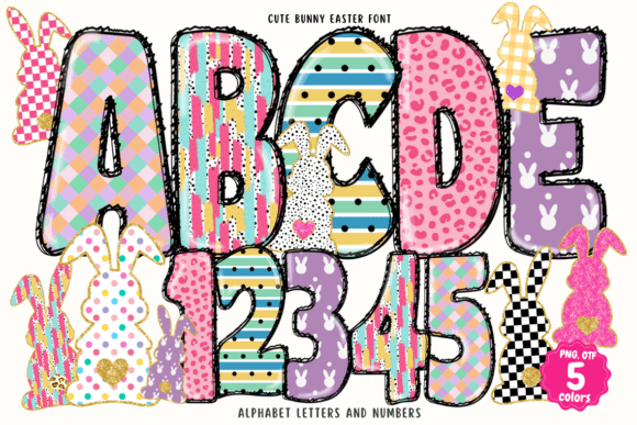 Cute Bunny Easter Font - Featured Image