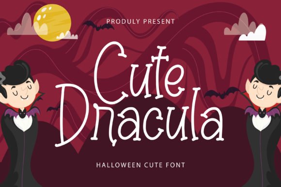 Cute Dracula Font - Featured Image