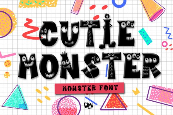 Cutie Monster Font - Featured Image