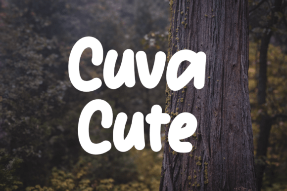 Cuva Cute Font - Featured Image