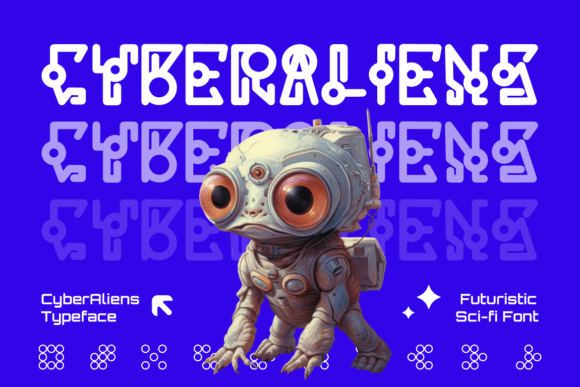Cyber Aliens Font - Featured Image