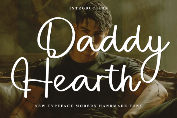 Daddy Hearth Font - Featured Image