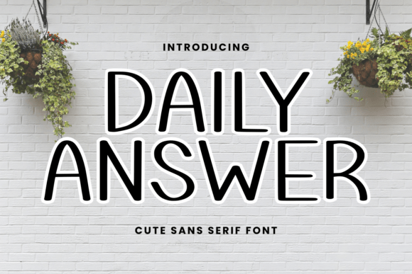 Daily Answer Font - Featured Image