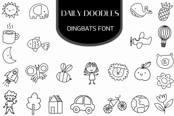 Daily Doodles Font - Featured Image
