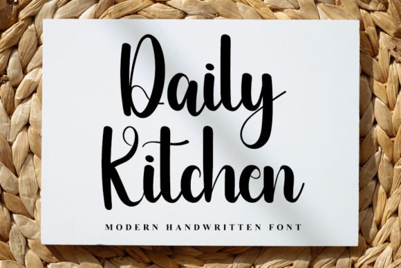 Daily Kitchen Font - Featured Image