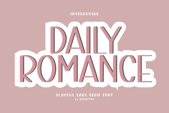 Daily Romance Font - Featured Image