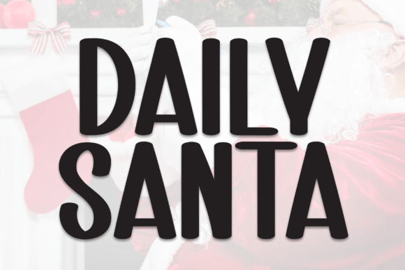 Daily Santa Font - Featured Image