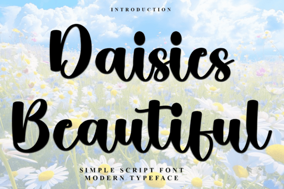 Daisies Beautiful Font - Featured Image