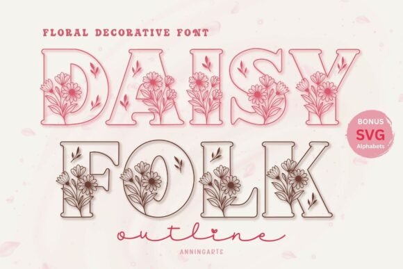 Daisy Folk Font - Featured Image