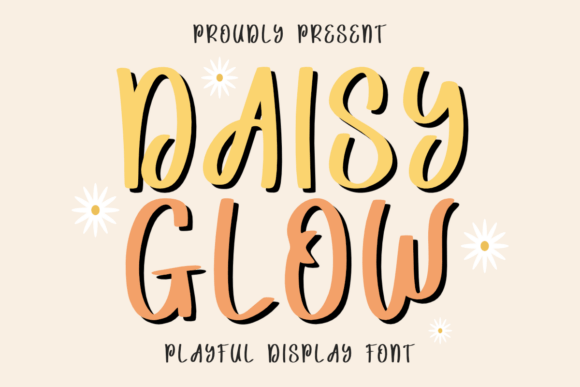 Daisy Glow Font - Featured Image
