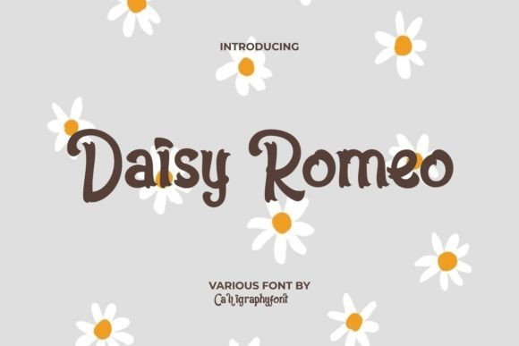 Daisy Romeo Font - Featured Image