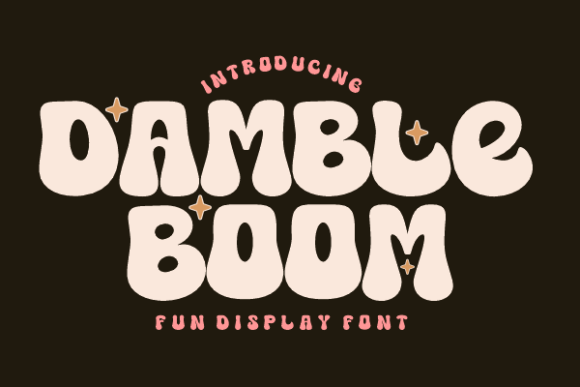Damble Boom Font - Featured Image