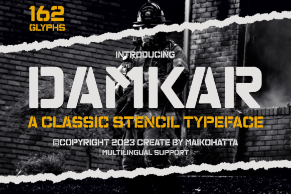 Damkar Font - Featured Image