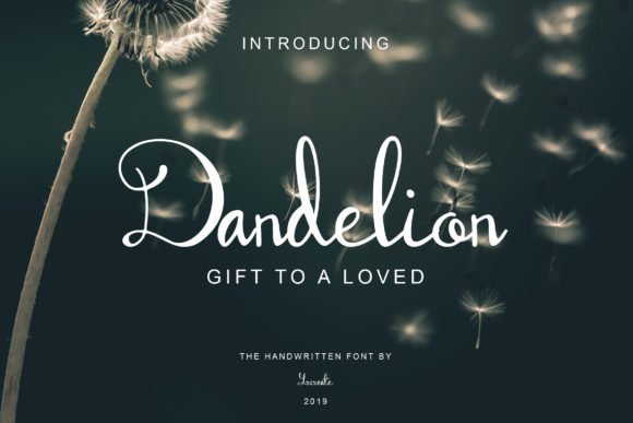 Dandelion Script Font - Featured Image