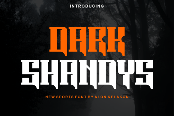 Dark Shandys Font - Featured Image