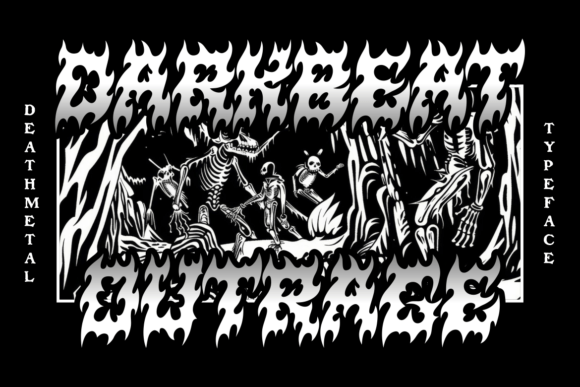Darkbeat Outrage Font - Featured Image