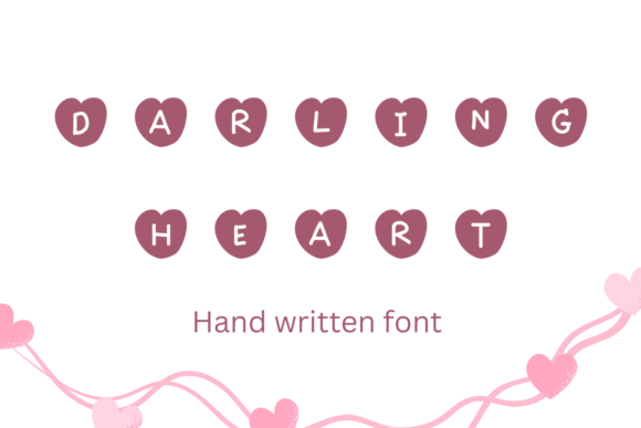 Darling Heart Font - Featured Image