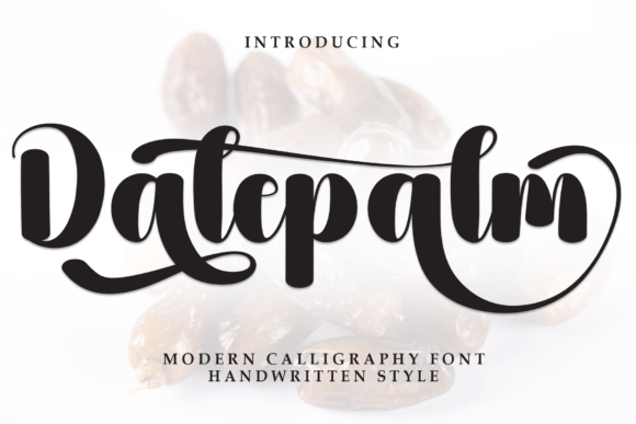 Datepalm Font - Featured Image