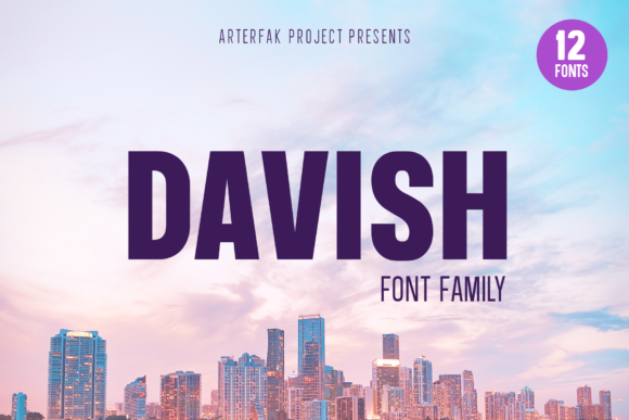 Davish Family Font - Featured Image