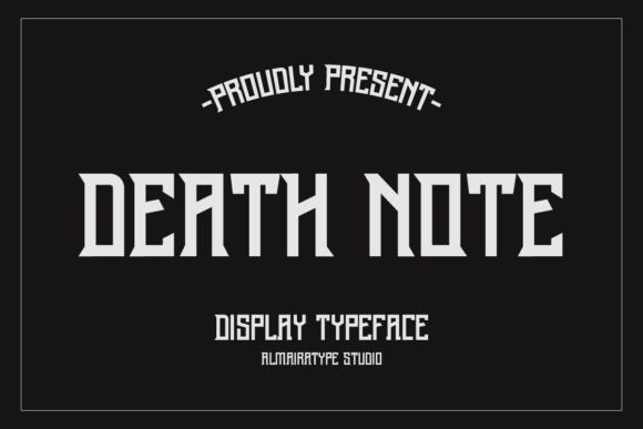 Death Note Font - Featured Image