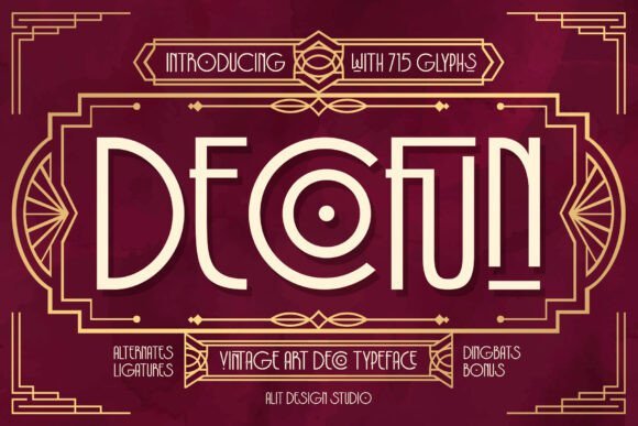 Decofun Typeface Font - Featured Image