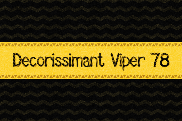 Decorissimant Viper 78 Font - Featured Image