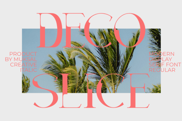 Decoslice Font - Featured Image