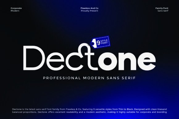 Dectone Font - Featured Image