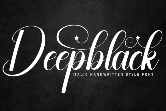Deepblack Font - Featured Image