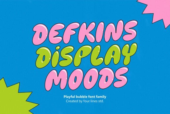 Defkins Display Moods Font - Featured Image