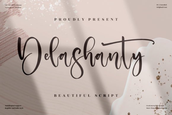 Delashanty Font - Featured Image