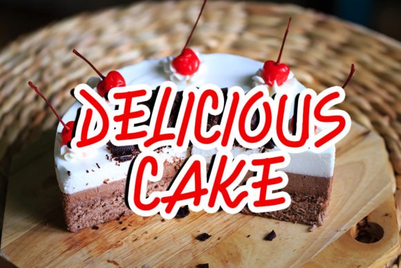 Delicious Cake Font - Featured Image