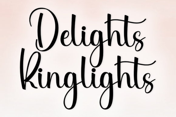 Delights Ringlights Font - Featured Image