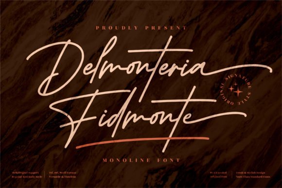 Delmonteria Fidmonte Font - Featured Image