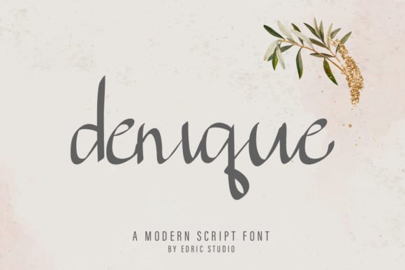 Denique Font - Featured Image