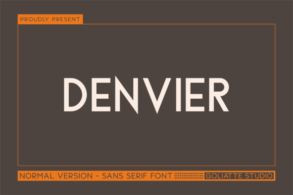 Denvier Font - Featured Image