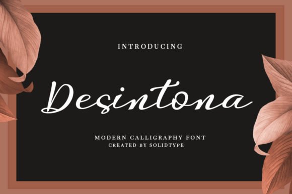 Desintona Script Font - Featured Image