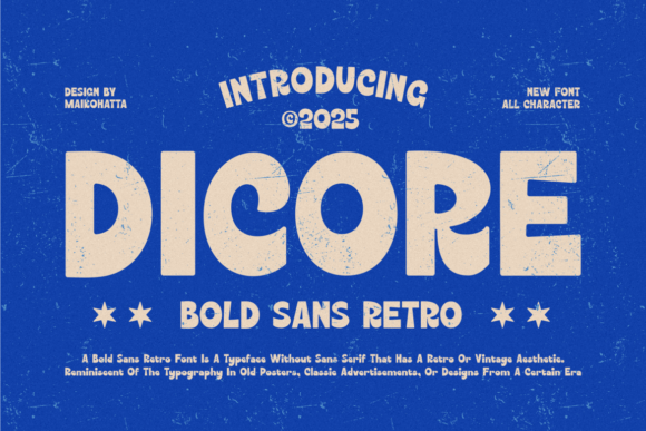 Dicore Font - Featured Image