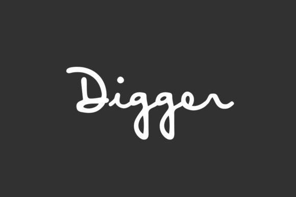 Digger Script Font - Featured Image