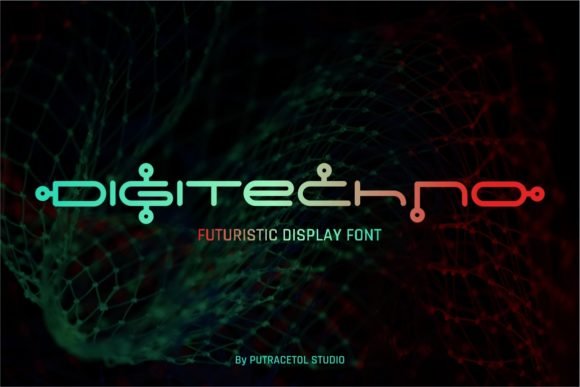 Digitechno Font - Featured Image