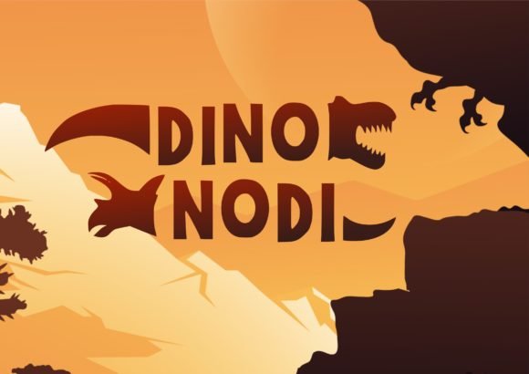Dino Nodi Font - Featured Image