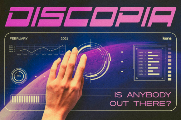 Discopia Font - Featured Image