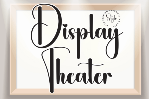 Display Theater Font - Featured Image