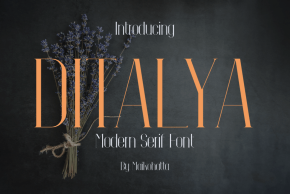 Ditalya Font - Featured Image